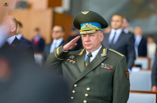 Заместитель министра обороны Беларуси Александр Науменко в Бенгази